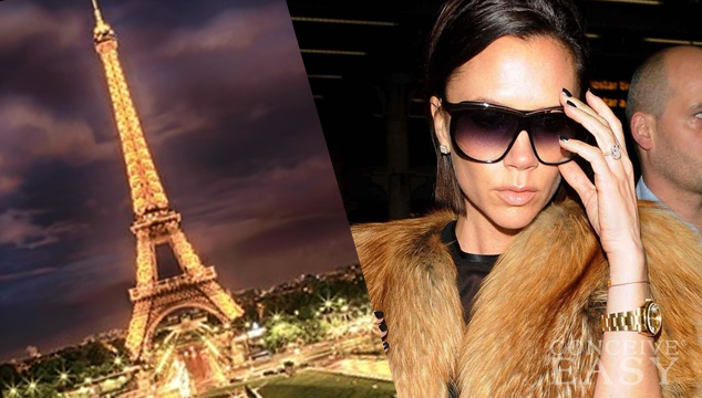 Victoria Beckham Takes on Paris With Her Brood
