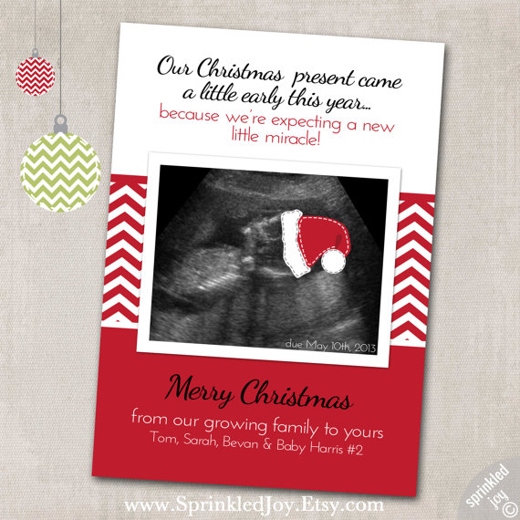 baby christmas announcements