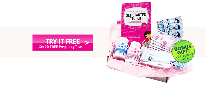 ConceiveEasy TTC Kit + 20 FREE Pregnancy Tests